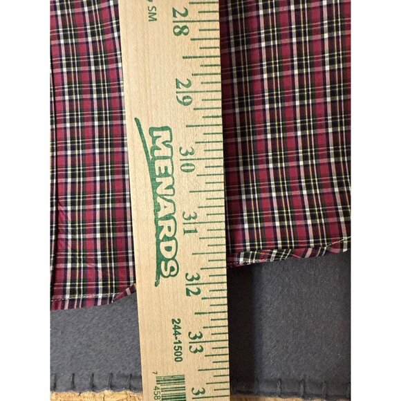 Ralph Lauren Mens Red Plaid Button-Down Shirt XXL Classic Fit Cotton Long Sleeve - Picture 5 of 6